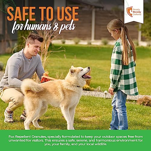 Fox Repellent Granules For Gardens | Anti-Fouling & Digging | Natural Deterrent | 400g