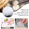 WENRERO 6 PCS Silicone Dehydrator Sheets Non Stick Food Fruit Dehydrator Mats Trays Silicone Steamer Liner Reusable Steamer Mesh Mat Round Dumpli