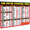 Air Fryer Cheat Sheet Magnet - Extra Large Easy to Read Airfryer Accessory - Magnetic Air Fryer Cooking Times Chart, Kitchen Gadget Reference Gui