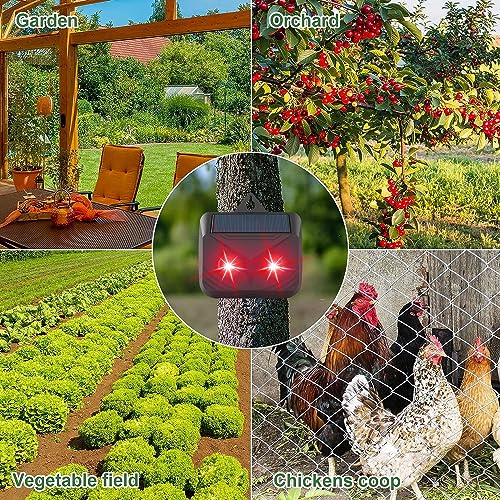 Nighttime Animal Deterrent Light,Cat Repellent,Ultrasonic Fox Repellent,Rat repellent,Dog repellent,Solar Animal Repellent Control Light,Animal R