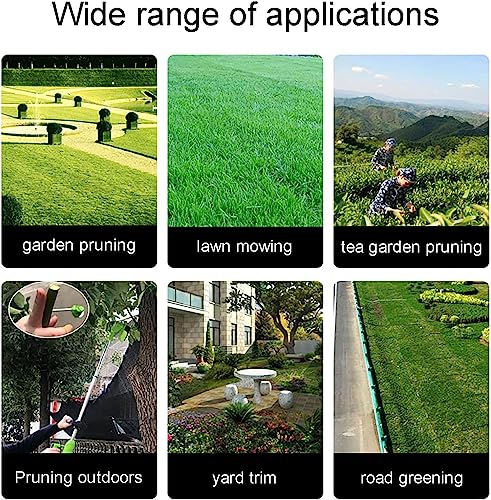 Electric Weeder, Battery Powered 24V Lightweight Cordless Weed Trimmer with Charger 3 Blades Multipurpose Home Lawn Mower