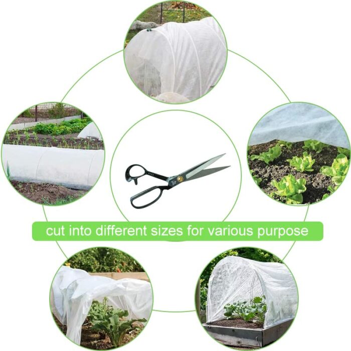Atoke Garden Fleece,1.6mx9m Plant Covers Freeze Protection,Floating Row Cover Garden Fabric Frost Blankets for Winter Weather Vegetable Plants an