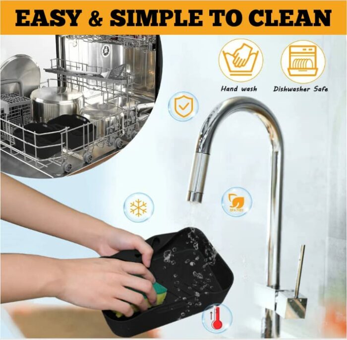 AIR FRIEND 2PCS Air Fryer Silicone Pot Basket For Ninja Dual Air Fryer + 2PCS Heat Protective Gloves | Air fryers Dual Basket | Silicone Air Frye