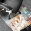 Topotdor Home Office Chair Mat,Abstract Desk Chair Mats for Hardwood Floor,Computer Chair Mat for Rolling Chair Non Slip Washable Floor Protector