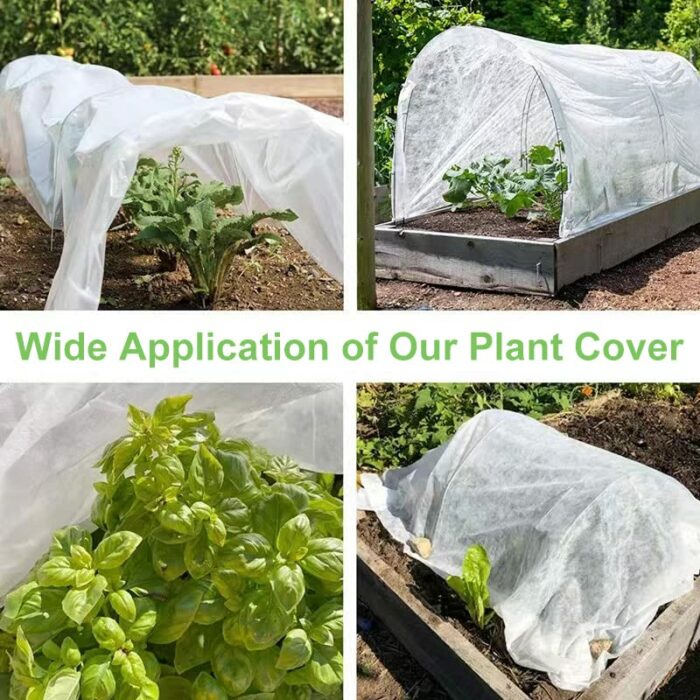 Atoke Garden Fleece,1.6mx9m Plant Covers Freeze Protection,Floating Row Cover Garden Fabric Frost Blankets for Winter Weather Vegetable Plants an