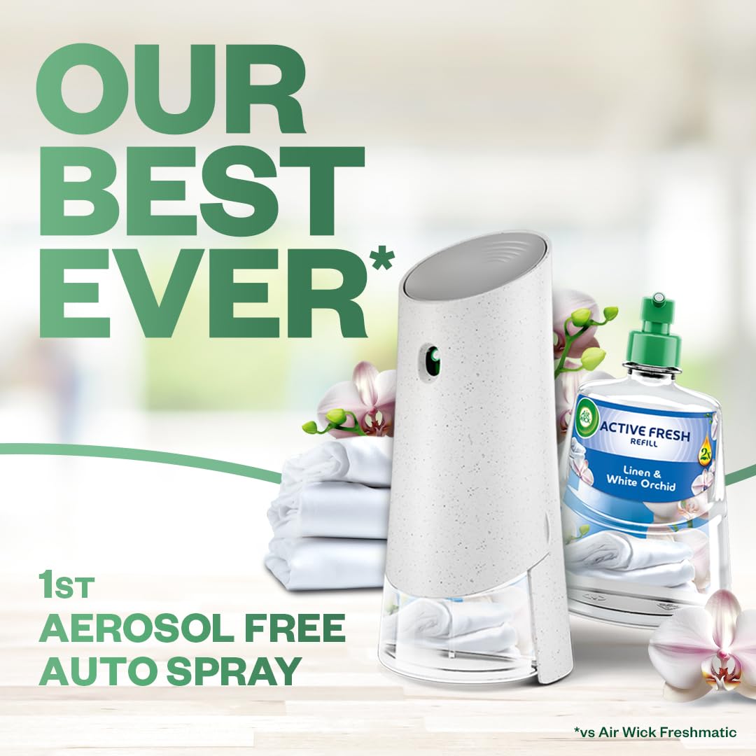 Air Wick Cherry Blossom Raspberry Aerosol-Free Automatic Spray Refill 228ml, Lasts up to 70 Days, Air Freshener