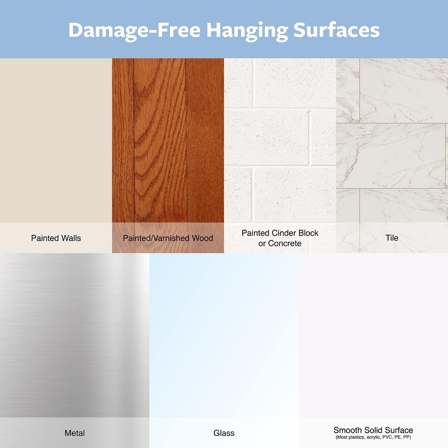 Command Decorating Clips, Pack of 20 Mini Hooks and 24 Small Strips, Transparent - Hanging Clips for Decorations and Fairy Lights, Wall Adhesive - Damage Free